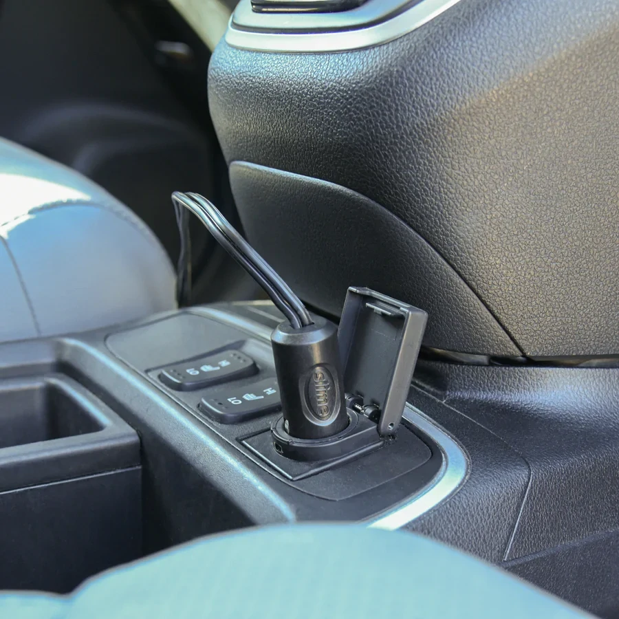 Přenosný mini kompresor pro nafukování pneu 12V SLIME TYRE INFLATOR