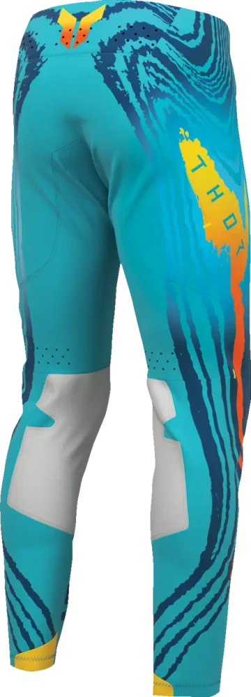 Lehké a pružné motokrosové - enduro kalhoty THOR SPORTMODE DAMASCUS barva aqua