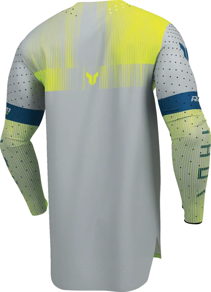 Lehký a pružný motokrosový - enduro dres THOR SPORTMODE VANISH barva šedá/deep modrá
