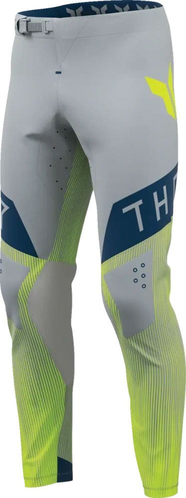 Lehké a pružné motokrosové - enduro kalhoty THOR SPORTMODE VANISH barva šedá/deep modrá