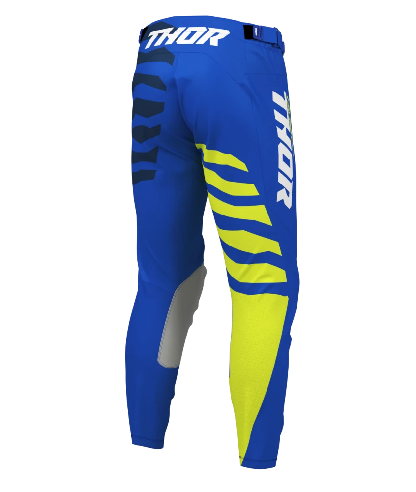 Motokrosové / enduro kalhoty THOR LAUNCHMODE SHREDDER barva modrá/acid