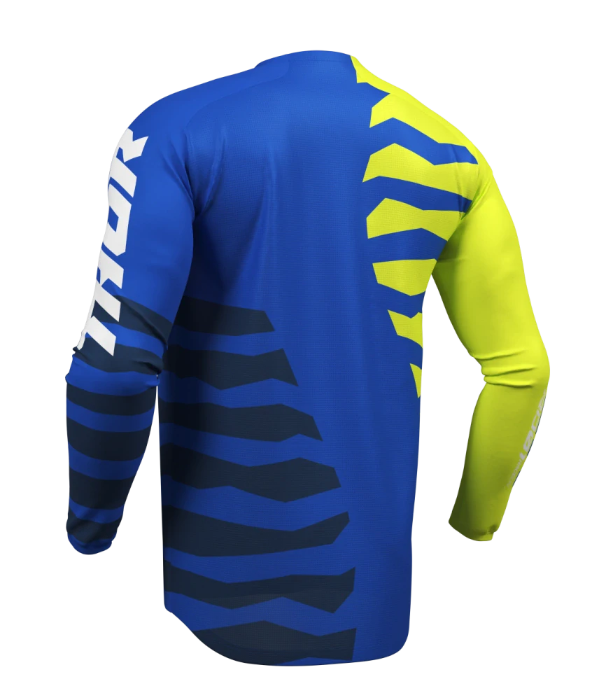 Motokrosový / enduro dres THOR LAUNCHMODE SHREDDER barva šedá/fuchsiová