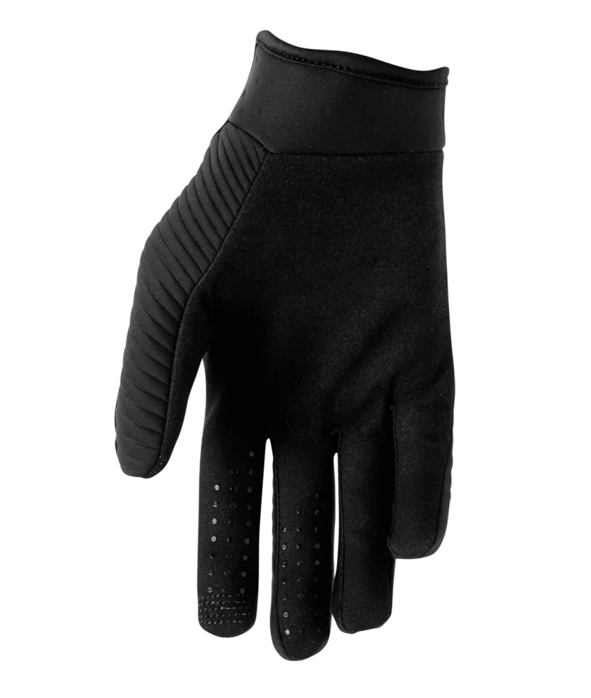 Motokrosové / enduro / mtb rukavice n navrženy pro jízdu v chladnějším počasí THOR LAUNCHMODE COLD WEATHER barva černá