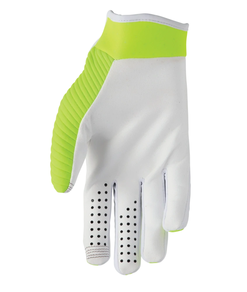 Motokrosové / enduro / mtb rukavice n navrženy pro jízdu v chladnějším počasí THOR LAUNCHMODE COLD WEATHER barva acid fluo