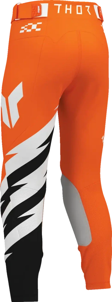 Dětské sportovní motokrosové kalhoty THOR LAUNCHMODE SHOCKIE barva oranžová/černá