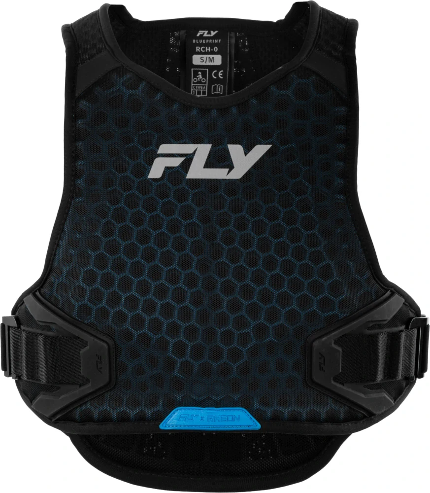 Chránič hrudi a zad pro motokros, MTB a zimní sporty / chránič hrudníku a zad FLY RACING BLUEPRINT RCH-O barva černá velikost L/XL obvod hrudníku 107–122 cm