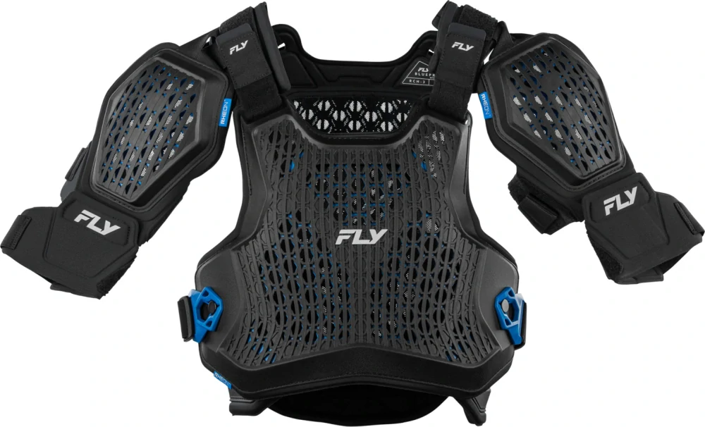 Chránič hrudi, zad a ramen pro motokros, MTB a další aktivity / chránič hrudníku a zad FLY RACING BLUEPRINT RCH-3 barva černá velikost L/XL obvod hrudníku 107–122 cm