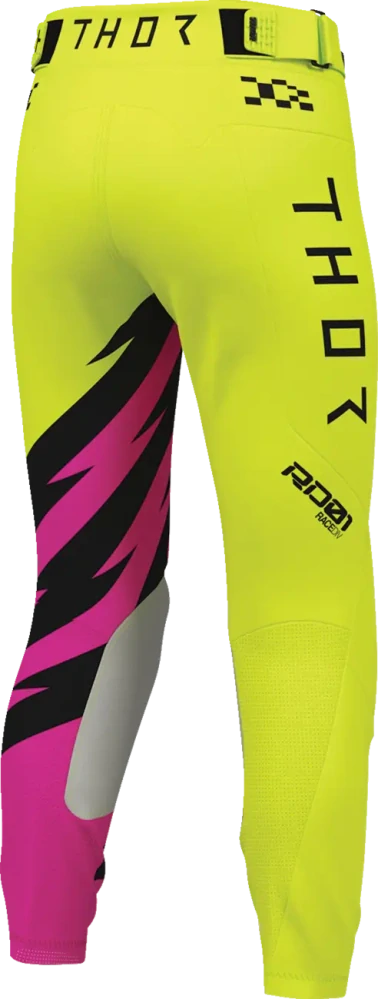 A Dětský sportovní motokrosový komplet kalhot a dresu THOR LAUNCHMODE SHOCKIE barva acid/fuchsia velikost 24+M