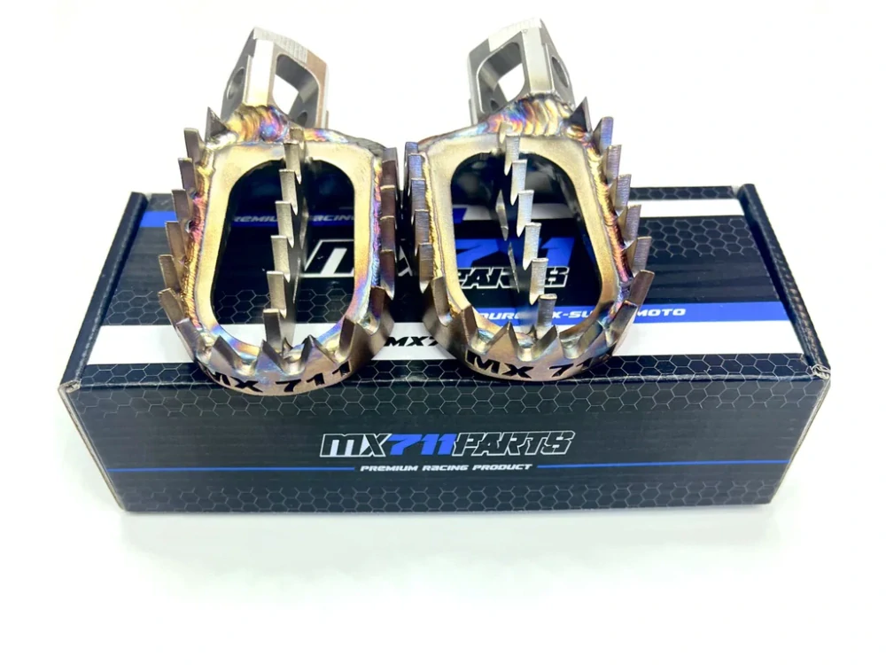 Motocyklové nerezové stupačky MX711 PEGS EVOLUTION pro motocykly KTM SX / SX-F 125/250/350/450 rok 2023-2026