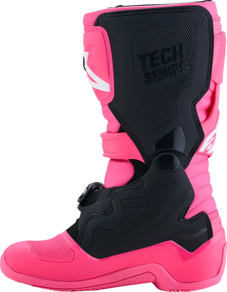 Dětské motokrosové boty / MX obuv ALPINESTARS TECH 7S barva černá/růžová/bílá