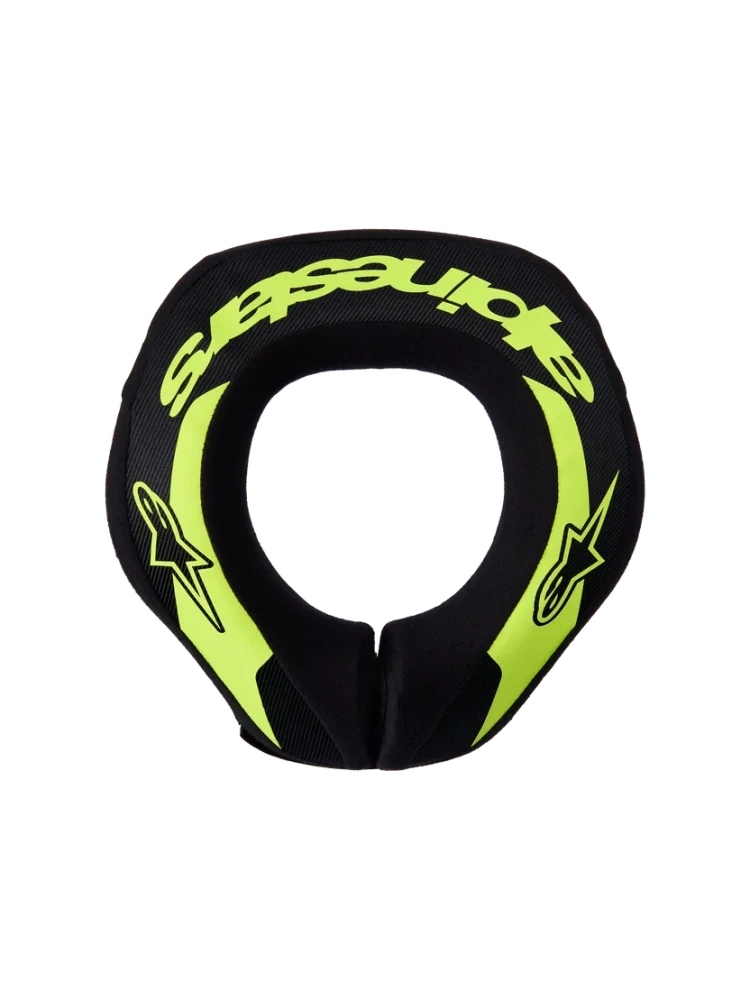 Dětský chránič krku pro motokros, MTB a karting ALPINESTARS SEQUENCE YOUTH NECK ROLL barva černá/žlutá fluo