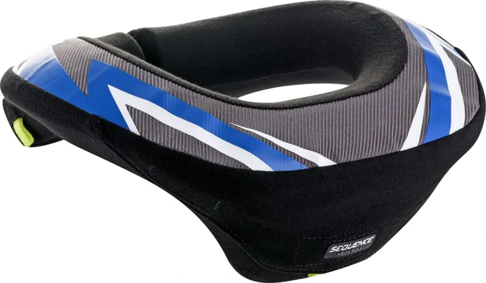 Dětský chránič krku pro motokros, MTB a karting ALPINESTARS SEQUENCE YOUTH NECK ROLL MODRÁ/ČERNÁ vel. L/XL pro dorost od 10-14-ti let