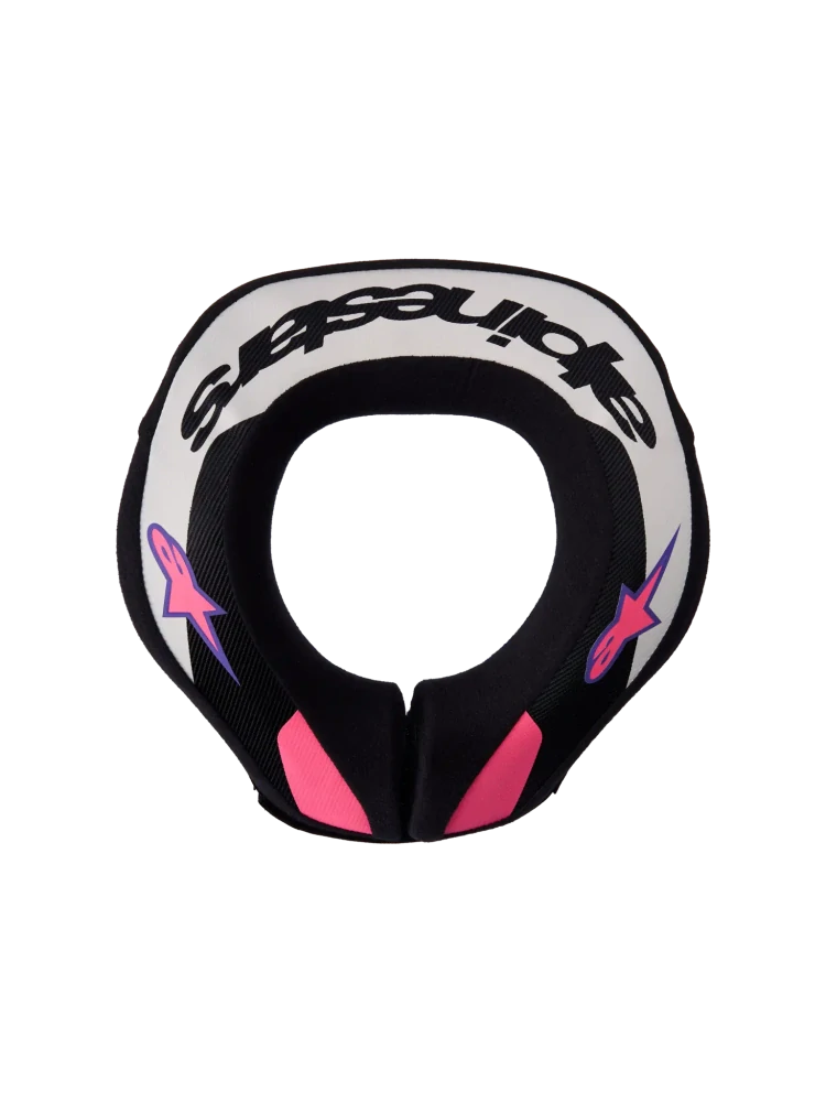 Dětský chránič krku pro motokros, MTB a karting ALPINESTARS SEQUENCE YOUTH NECK ROLL barva černá/ružová