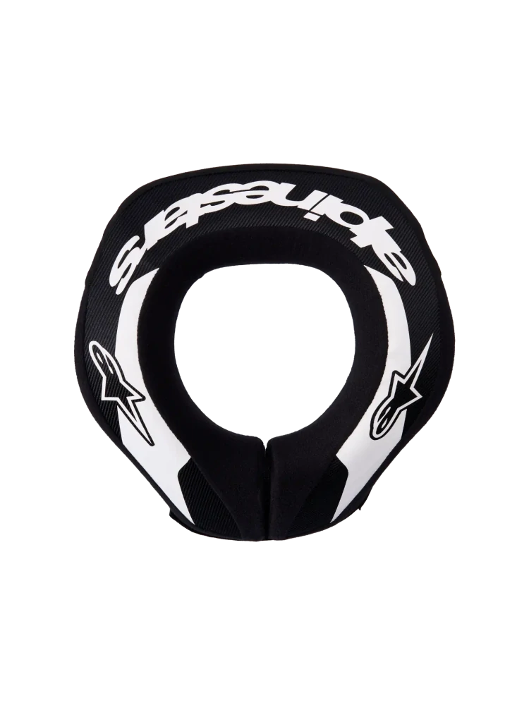 Dětský chránič krku pro motokros, MTB a karting ALPINESTARS SEQUENCE YOUTH NECK ROLL barva černá/bílá