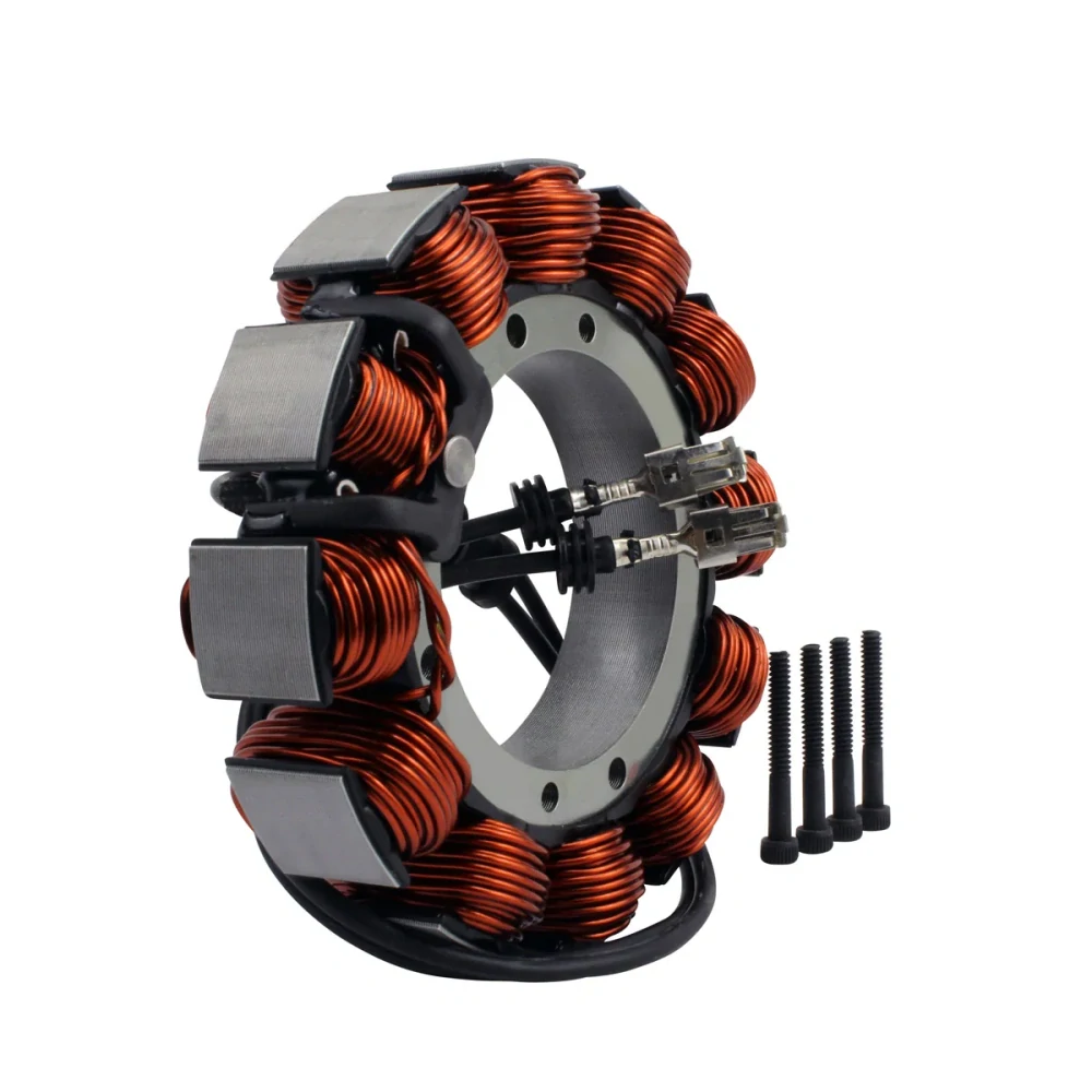 Stator motocyklu RM STATOR RMS010-108828 pro HARLEY DAVIDSON Electra Glide / Glide Classic 1450 | Road Glide / King 1450 rok 1999-2001 nahrazuje OEM# 29987-99 29987-99B viz popis