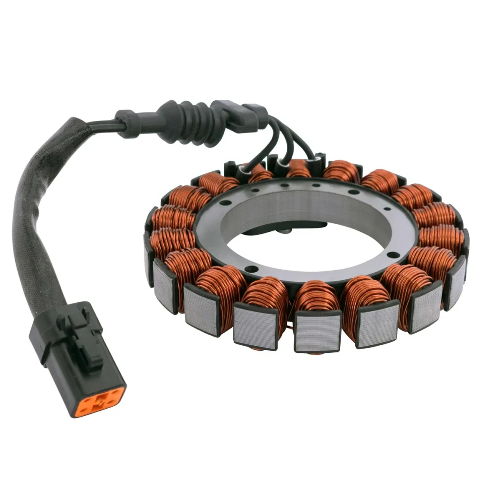 Stator motocyklu RM STATOR RMS010-108648 pro HARLEY DAVIDSON Dyna Super Glide / Fat Boy / Heritage Softail rok 2001-2006 | 30017-01B / 30017-01A-138 viz popis