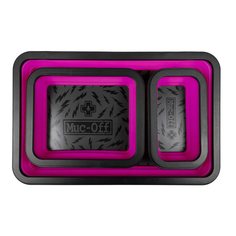 Magnetické silikonové skládací krabičky MUC OFF SILICONE TRAYS balení 3 kusů různých velikostí
