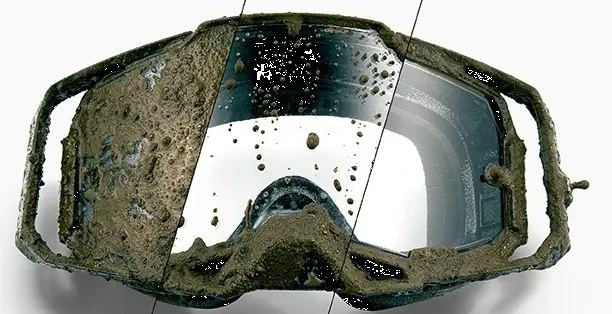 Náhradní plexi / objektiv / čočka pro motokrosové brýle 100% ARMEGA / 100% ARMATIC VERZE ULTRA HYDRO + PLUS čiré