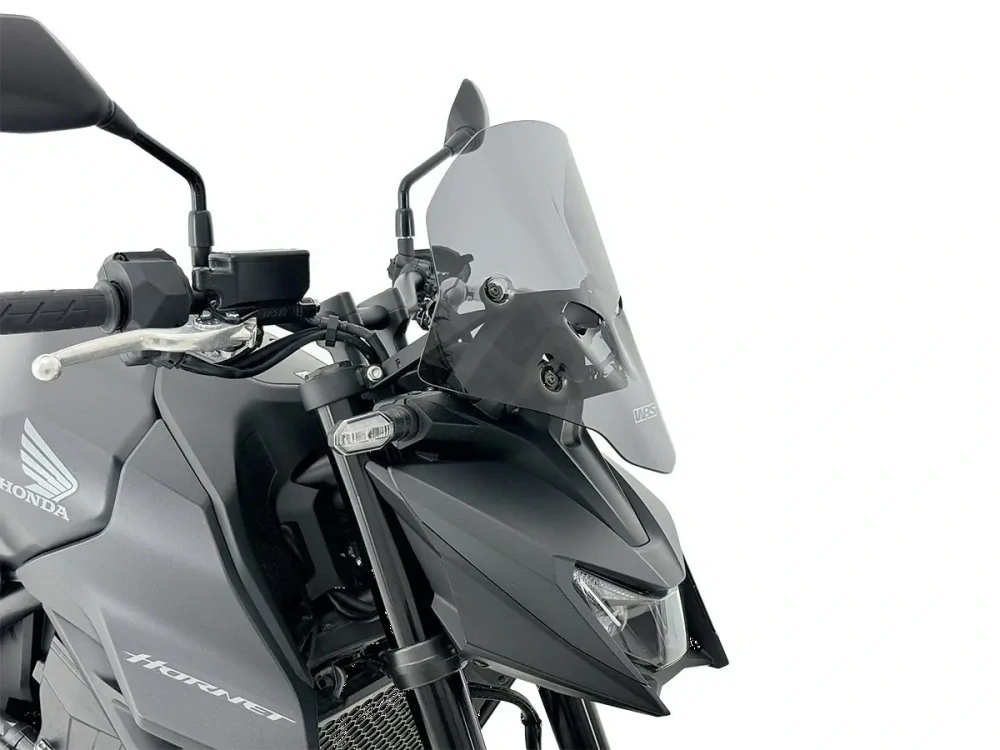 Plexi motocyklu WRS verze SPORT pro HONDA HORNET 750 rok 2025-2026 barva tmavě kouřová, bez montážní sady