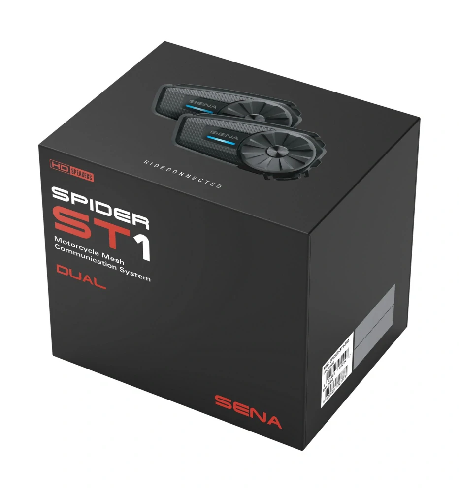 Komunikační zařízení / intercom SENA MESH HEADSET SPIDER ST 1 (dosah 2 km ) balení dvě jednotky 