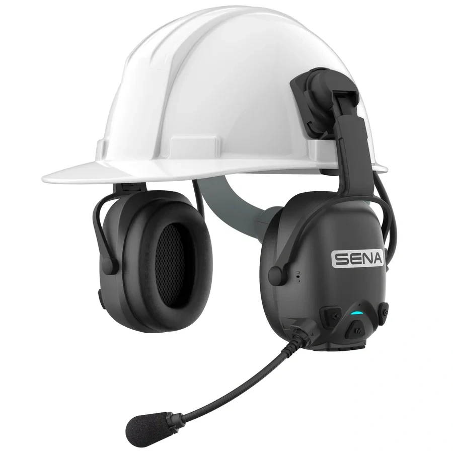 Komunikační zařízení SENA MESH HARD HAT MOUNT HEADSET CAST - eadset nejen pro průmyslovou komunikaci s dosahem 1,1 km v otevřeném terénu