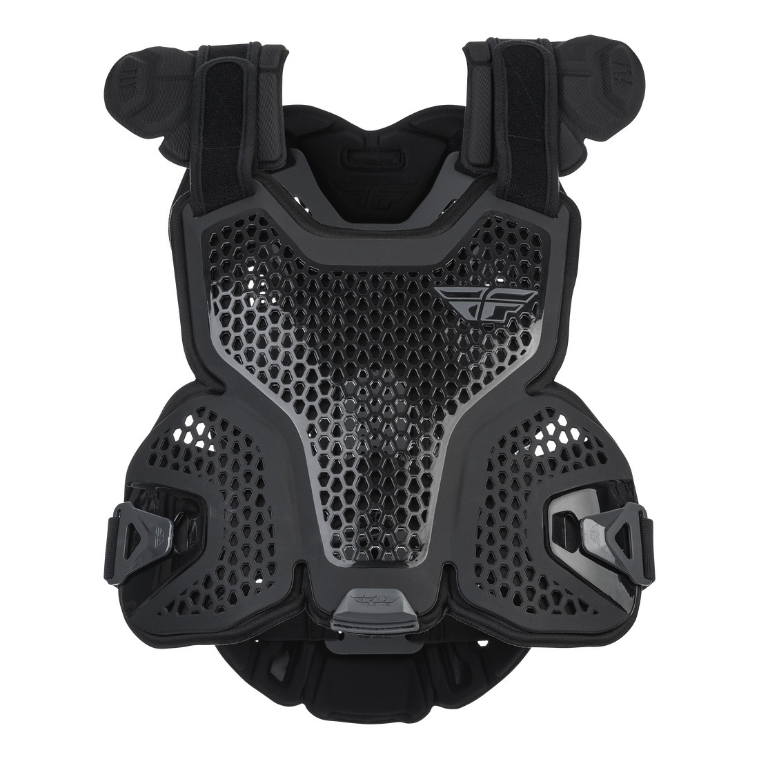 Lehký a flexibilní chránič hrudi a zad FLY RACING REVEL LITE barva černá velikost S/M