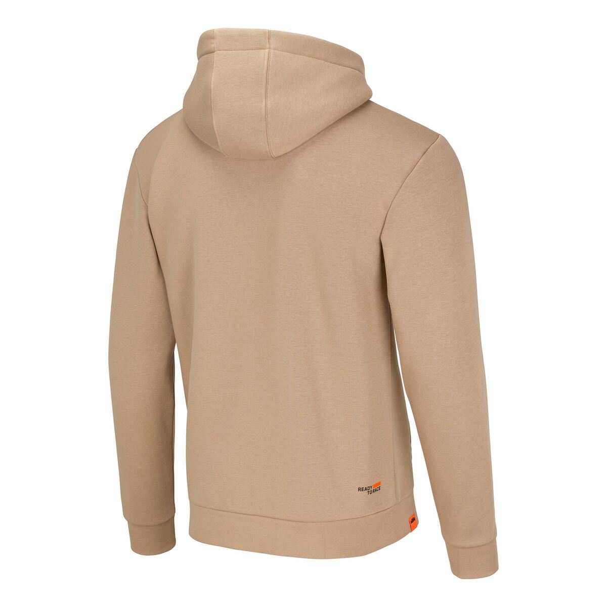 Pánská mikina s kapucí KTM ESSENTIAL HOODIE barva pískově hnědá