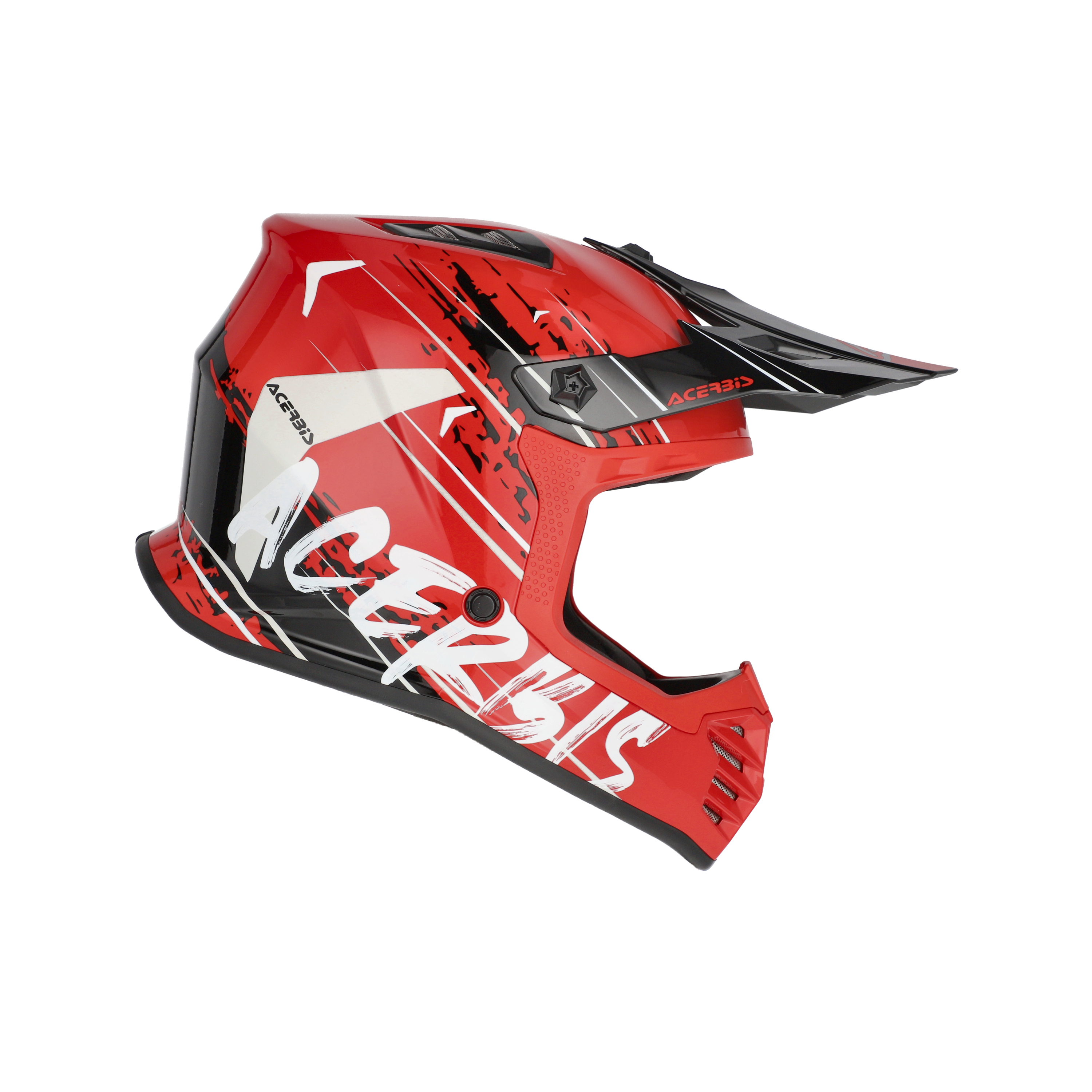 a Dětská motokrosová přilba / MX helma ACERBIS PROFILE JUNIOR barva černá/červená velikost L