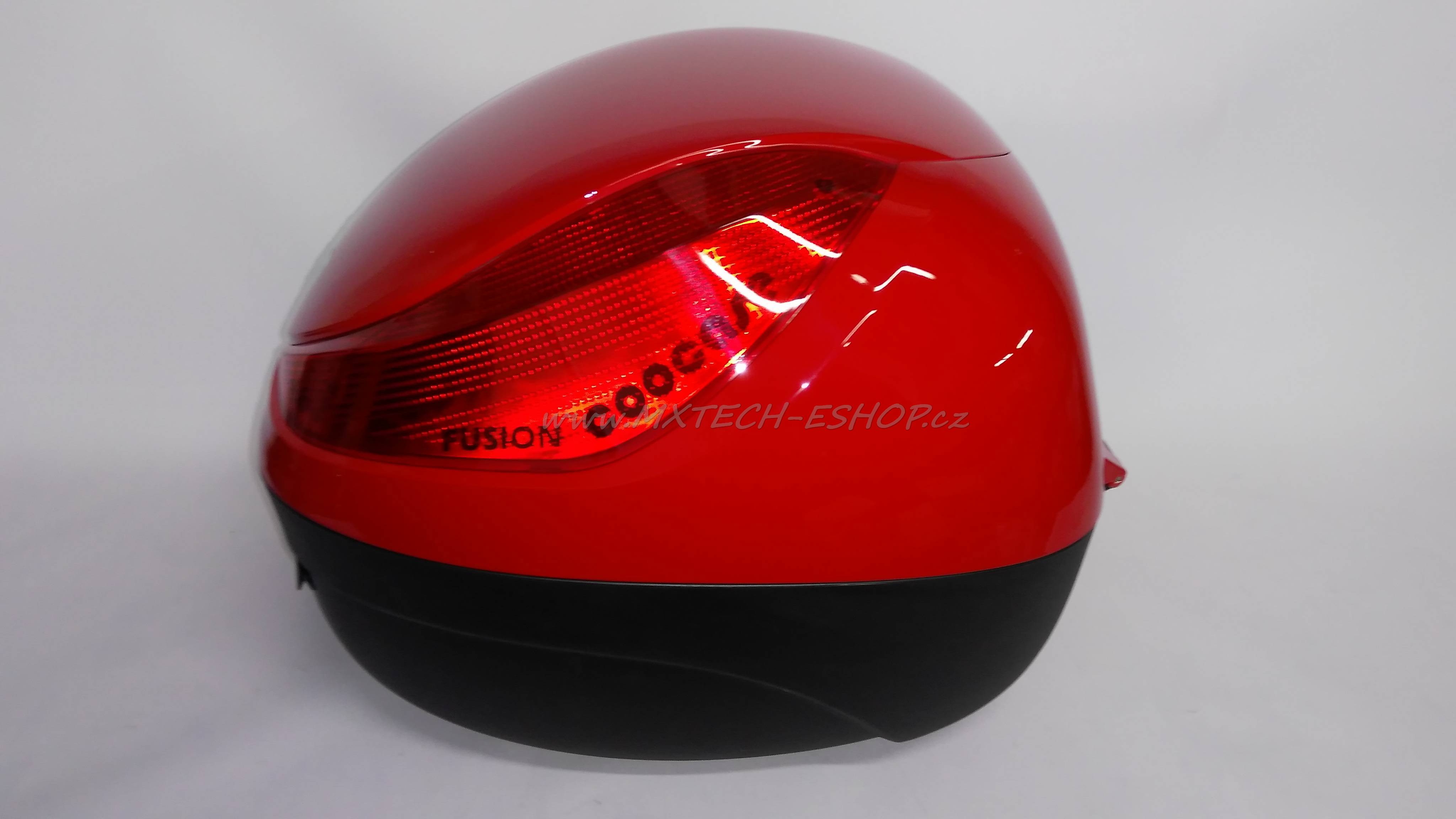 Moto kufr COOCASE V28 FUSION červený lak