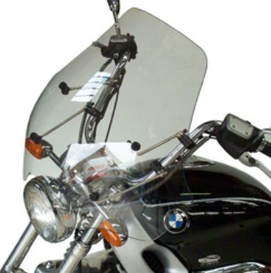 Plexi motocyklu BULLSTER pro BMW R 1200 CRUISER 99-04 smoked clear 51 cm 
