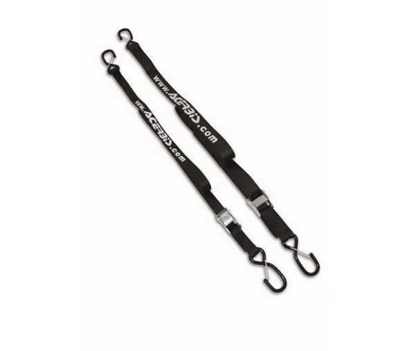 Upínací kurty s háky - přepravní popruhy ACERBIS TIE DOWNSEXTRA SILNÉ délka 205 cm, šíře popruhu 3,5 cm, barva modrá - pár