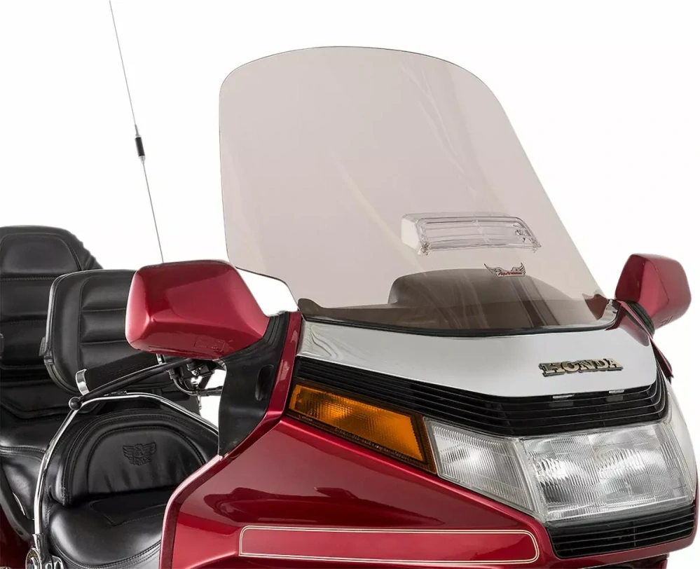 Plexi SLIPSTREAMER na motocykl Honda GL 1500 Goldwing viz popis, čiré s větrací mřížkou, výška 70 cm (27-1/2"), sílá plexi 5 mm (3/16")