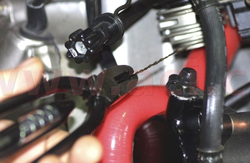 Drátovací kleště BIKESERVICE SAFETY WIRE PLIERS 