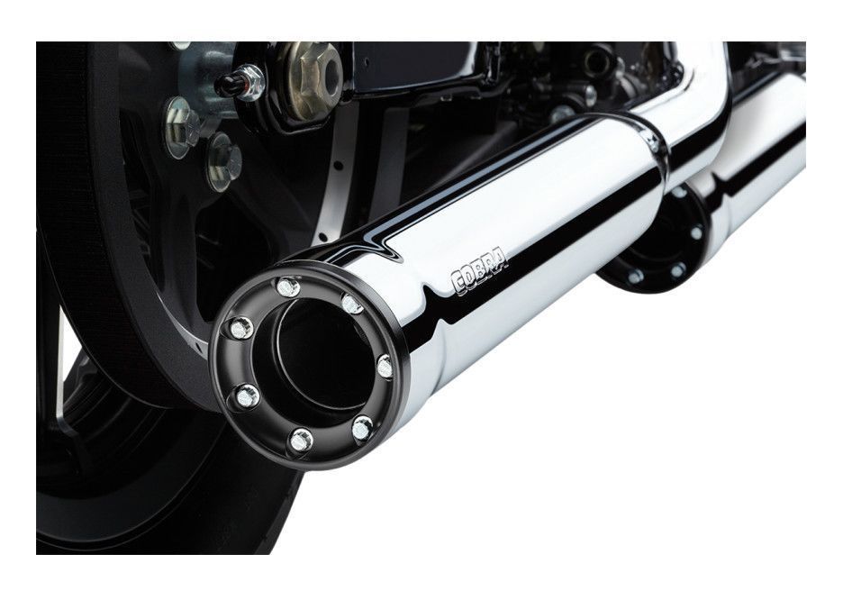 Kompletní výfuk COBRA pro Harley Davidson FXS/FLS/FLST 2012-2017 chrom