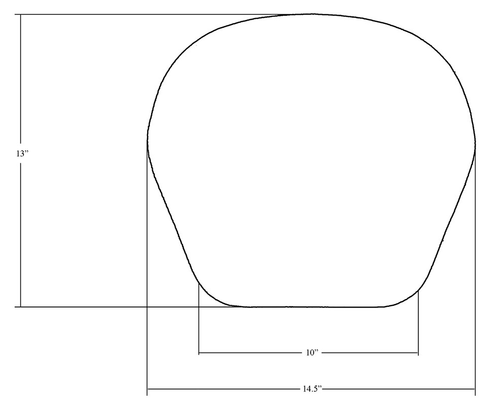 Gelová podložka na sedlo motocyklu SADDLEMEN LOW-PROFILE SEAT PAD SOFT STRECH  