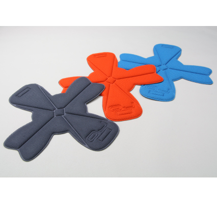 a Vnitřní výstelka do přilby OJ FLOWER HELMET LINERS - ŠEDÁ