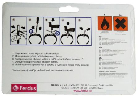 a Opravná sada FERDUS BRTK-40 pro osobní bezdušové pneu