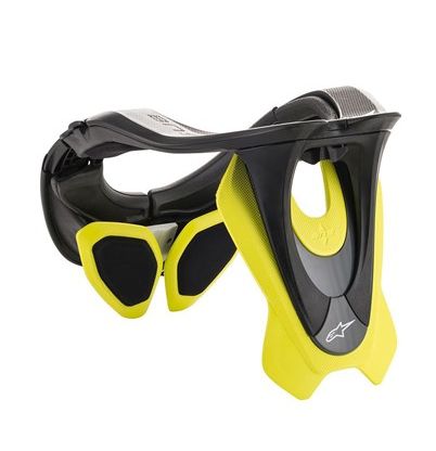Krční chránič / chránič krční páteře ALPINESTARS BNS TECH-2 ČERNÁ/ŽLUTÁ FLUO vel. XS/M