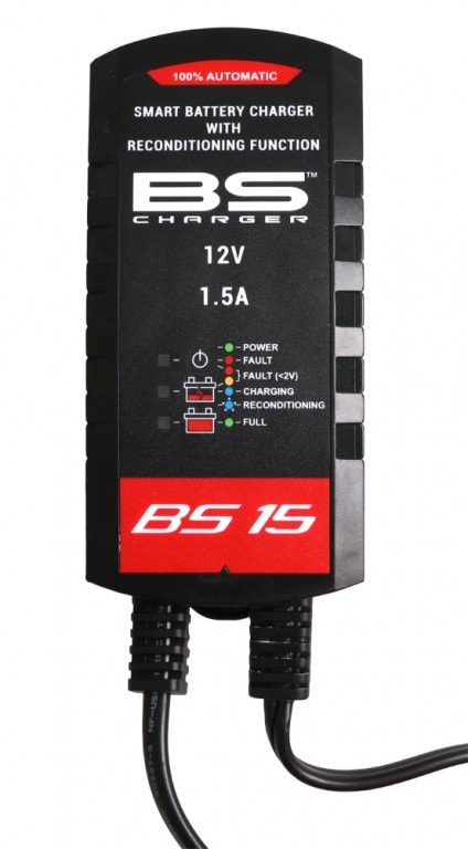 Nabíječka baterií BS BATTERY BS15 SMART CHARGER 12V-1.5A