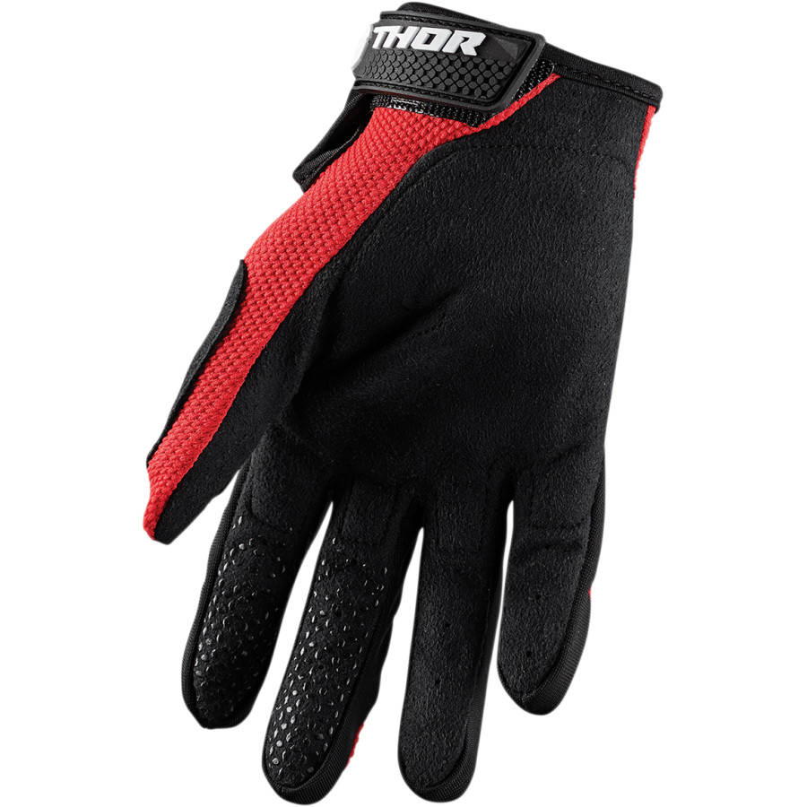 A Dětské motokrosové rukavice THOR SECTOR RED velikost M