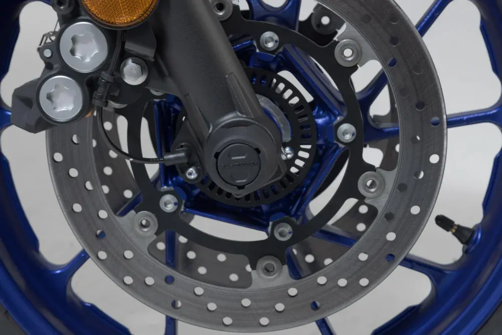 Padací protektory do osy předního kola motocyklu SW-MOTECH pro YAMAHA MT-07 2014-2020