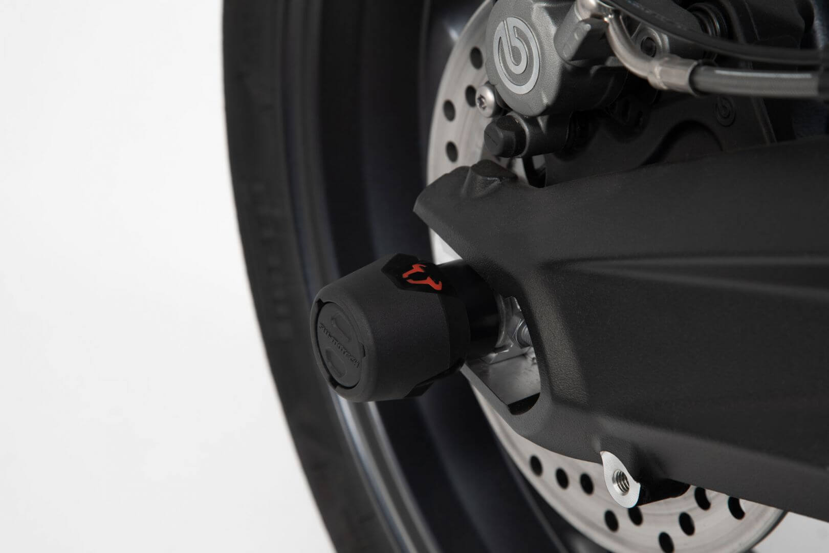 Padací protektory do osy předního kola motocyklu SW-MOTECH pro YAMAHA MT-09 SP ABS 2018-2021