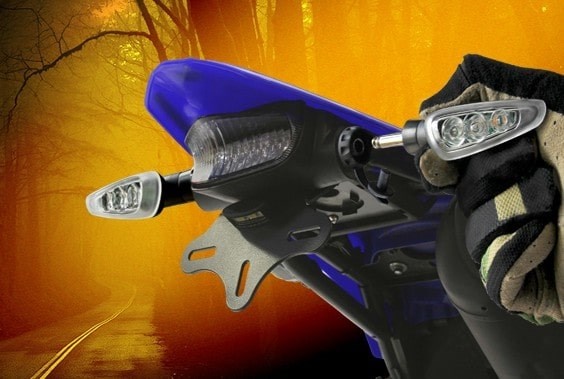 Sada 2 kusů odnímatelných LED blinkrů na motocykl CLICK'n'RIDE 4202, homologované