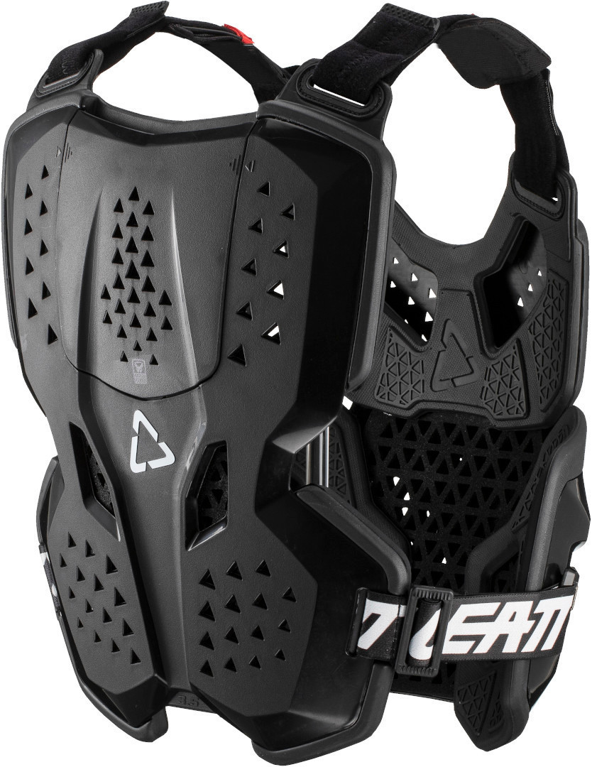 A Hrudní/zádový chránič LEATT 3.5 Chest Protector barva černá velikost L/XL pro jezdce o váze 70–90 kg  