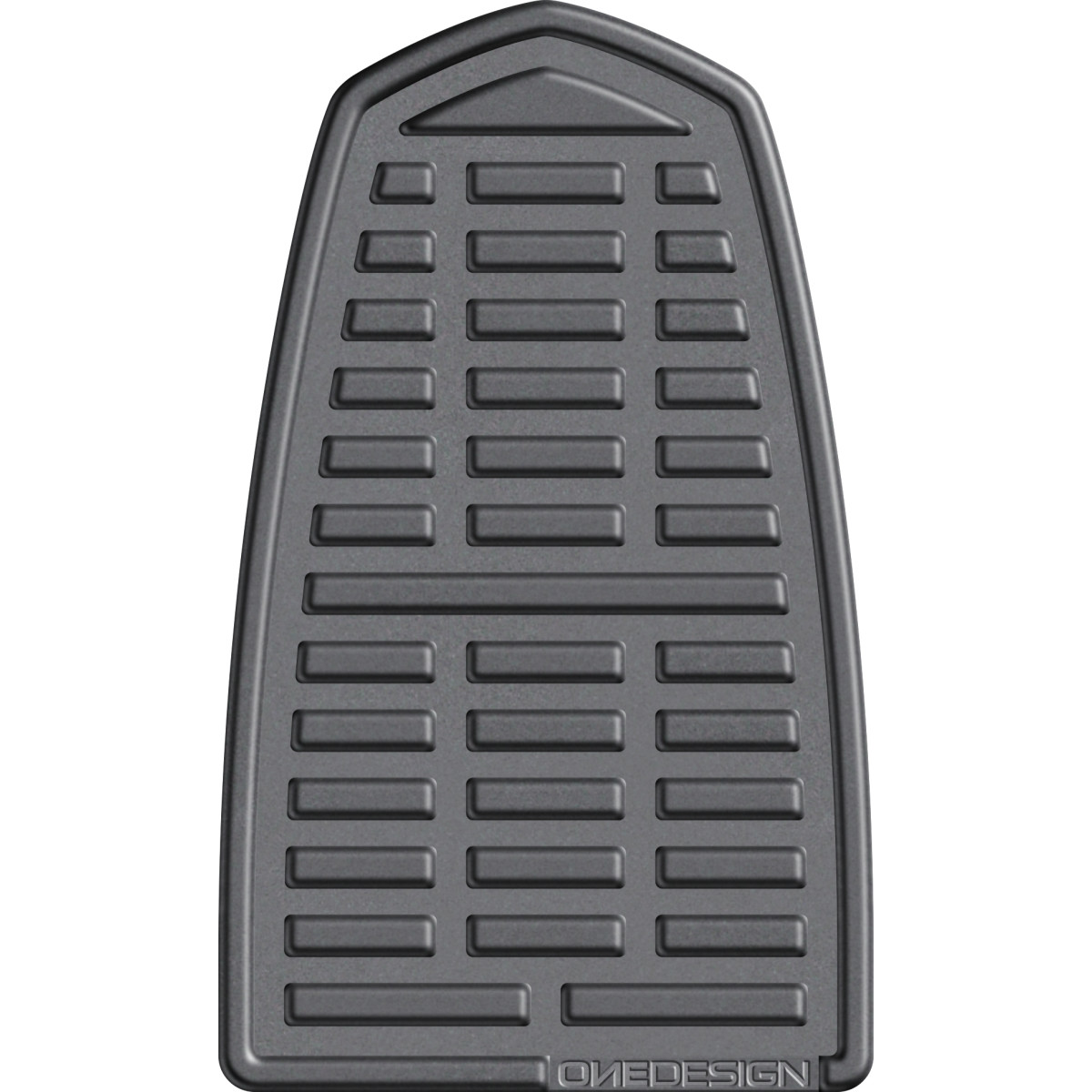 Samolepka - tank pad na nádrž motocyklu ONEDESIGN TANKPAD SOFT TOUCH ŠEDÁ rozměr 90mm x 150mm 