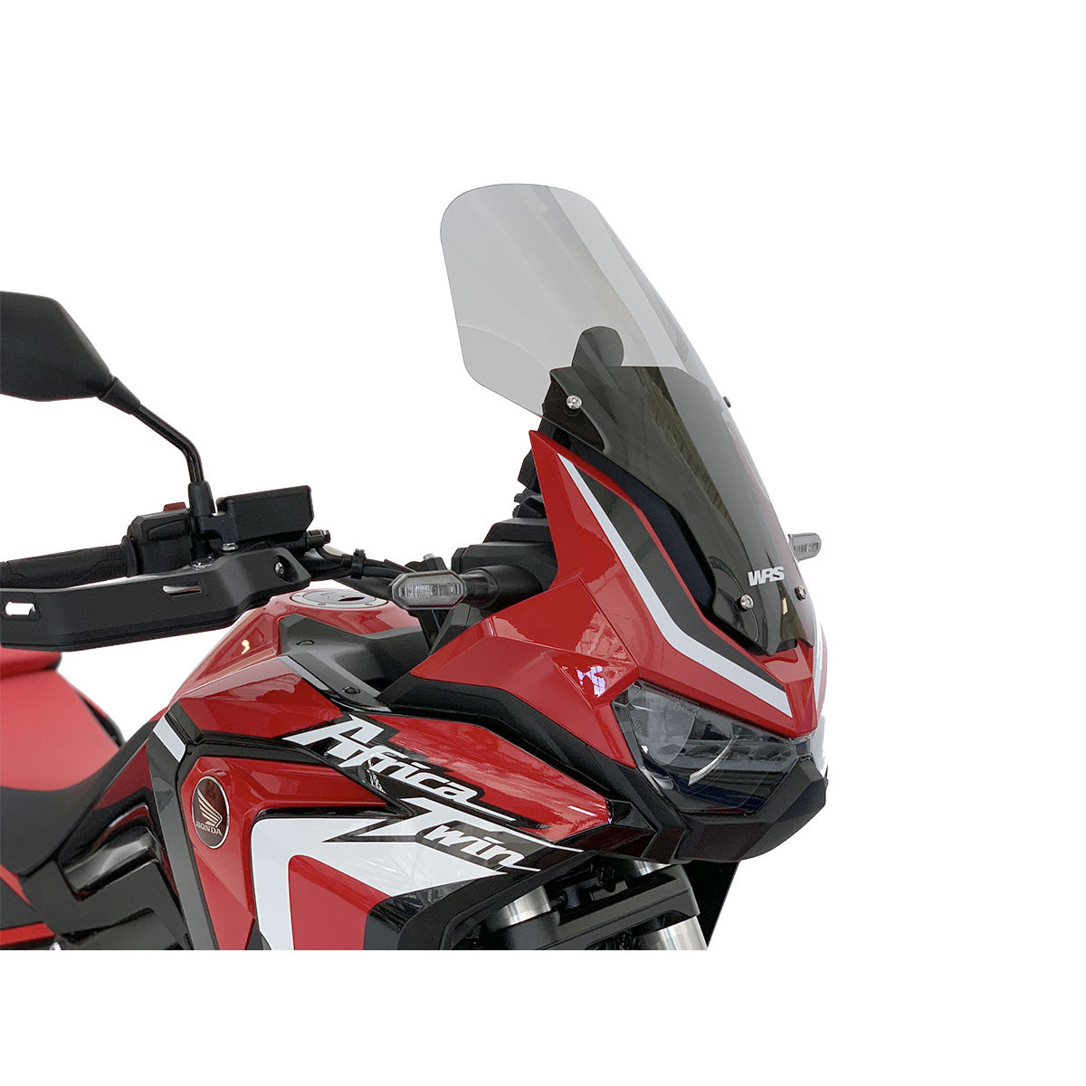 Plexi motocyklu WRS pro HONDA CRF 1100 L ABS Africa Twin2020, barva kouřová, výška 48 cm (18-7/8")