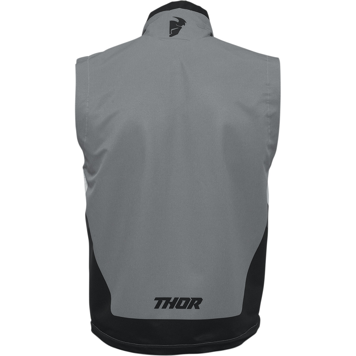 A Pánská textilní vesta na motokros - enduro - ATV - THOR WARM UP VEST GRAY/BLACK velikost M