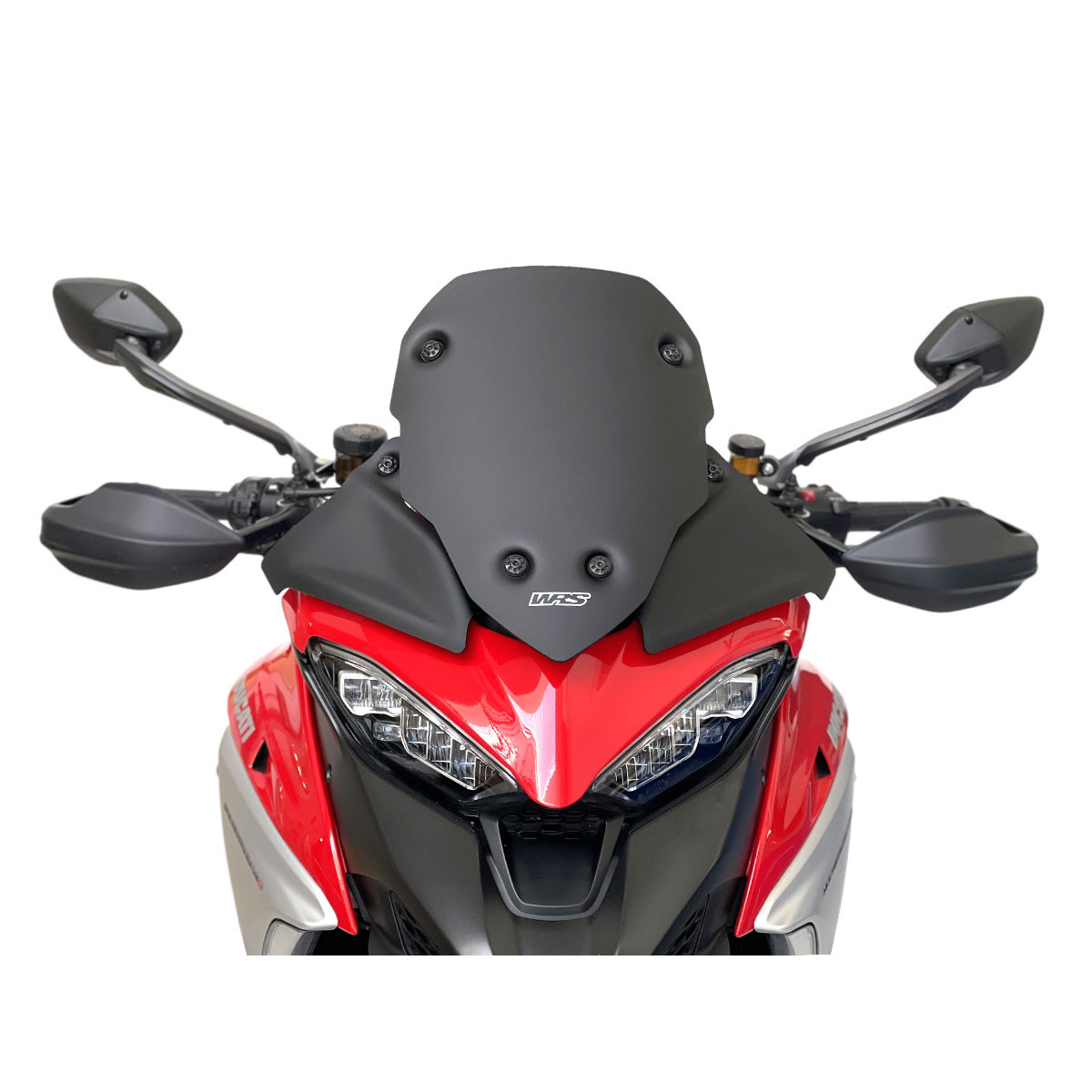 Sada deflektorů motocyklu WRS pro DUCATI STREETFIGHTER V4/S rok 2020-2021, barva matná černá