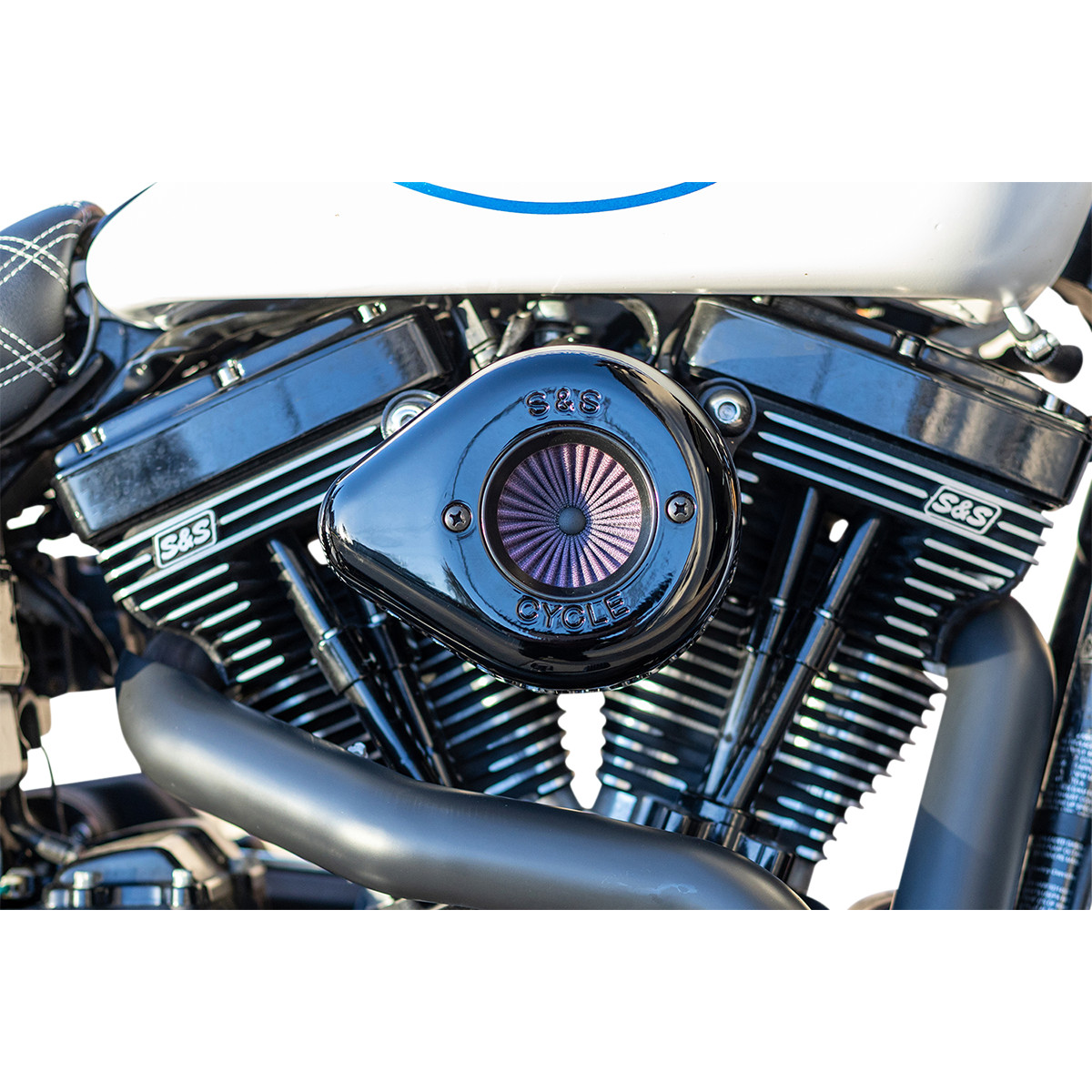 Kit sání S&S CYCLE STEALTH AIR STINGER KIT pro HARLEY DAVIDSON SOFTAIL 2016-2017 viz popis, černá lesklá