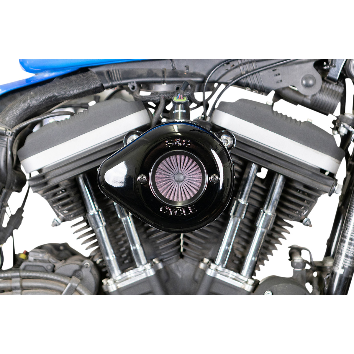 Kit sání S&S CYCLE STEALTH AIR STINGER KIT pro HARLEY DAVIDSON XL rok 2007-2021 viz popis, lesklá černá